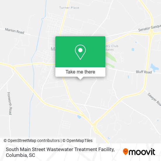 Mapa de South Main Street Wastewater Treatment Facility