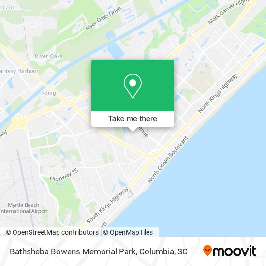 Bathsheba Bowens Memorial Park map