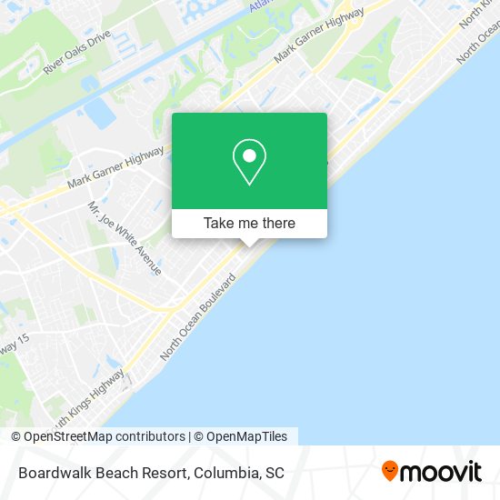 Boardwalk Beach Resort map