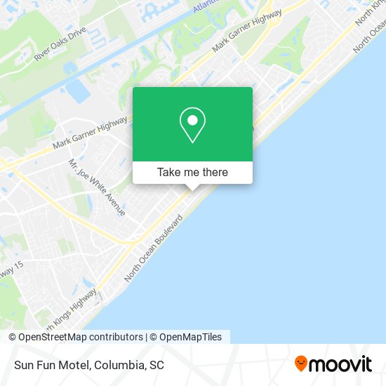 Mapa de Sun Fun Motel