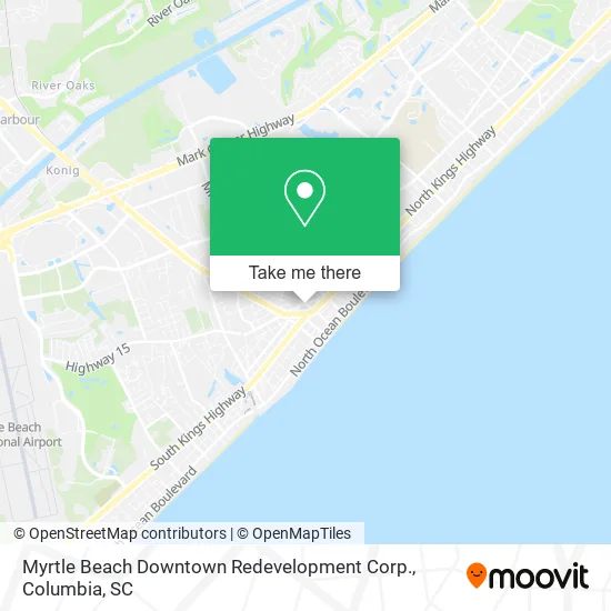 Myrtle Beach Downtown Redevelopment Corp. map