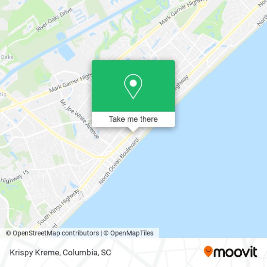 Mapa de Krispy Kreme