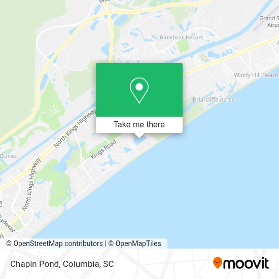 Chapin Pond map