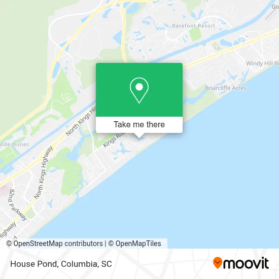 House Pond map