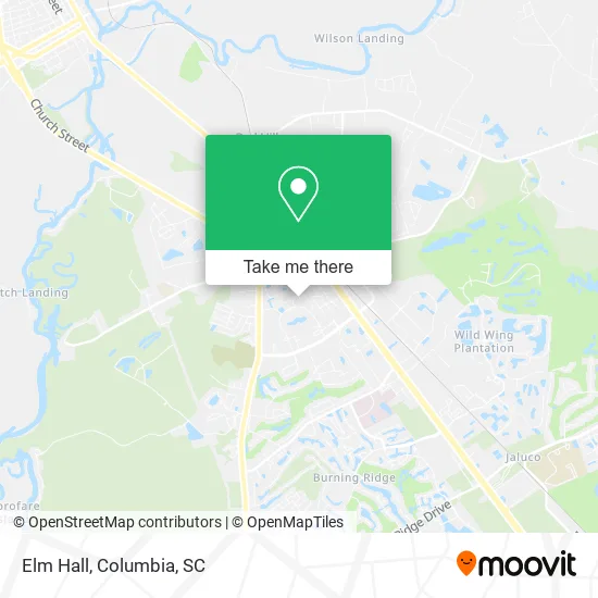 Elm Hall map