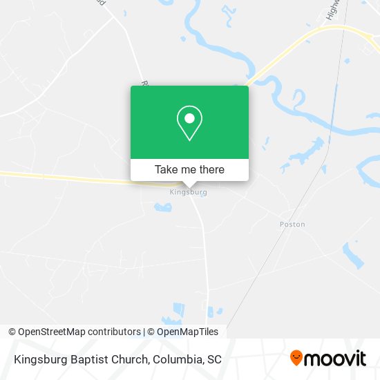 Kingsburg Baptist Church map