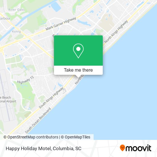 Happy Holiday Motel map