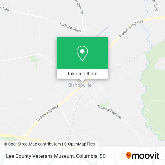 Lee County Veterans Museum map