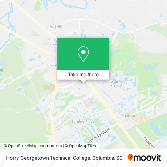 Horry-Georgetown Technical College map