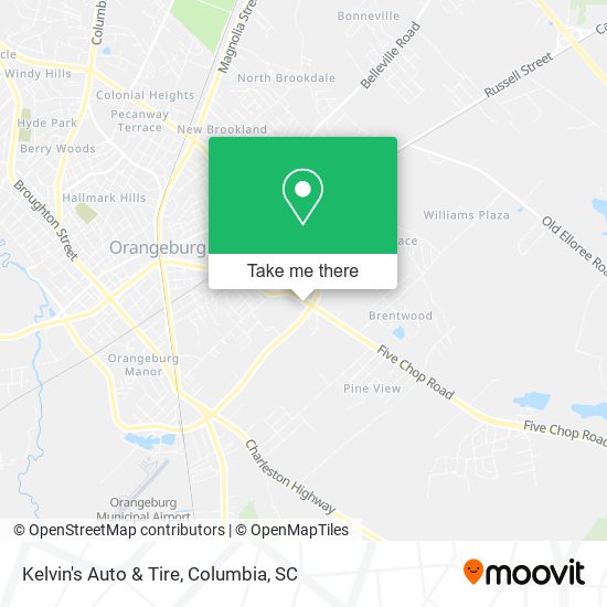 Kelvin's Auto & Tire map