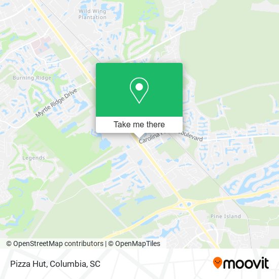 Mapa de Pizza Hut