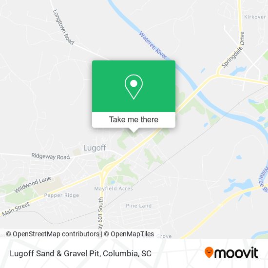 Lugoff Sand & Gravel Pit map