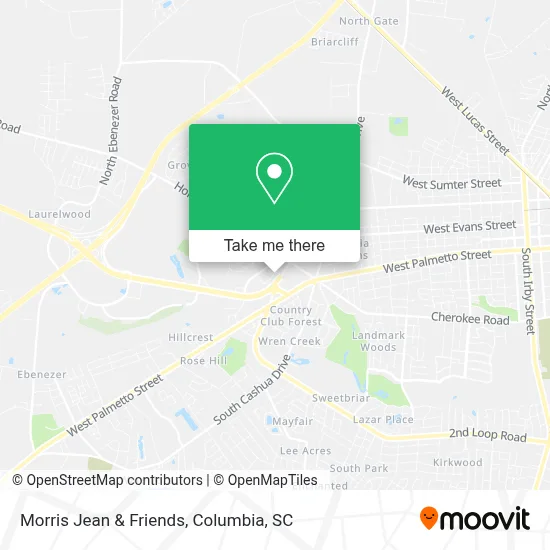 Morris Jean & Friends map