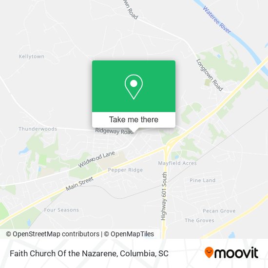 Faith Church Of the Nazarene map