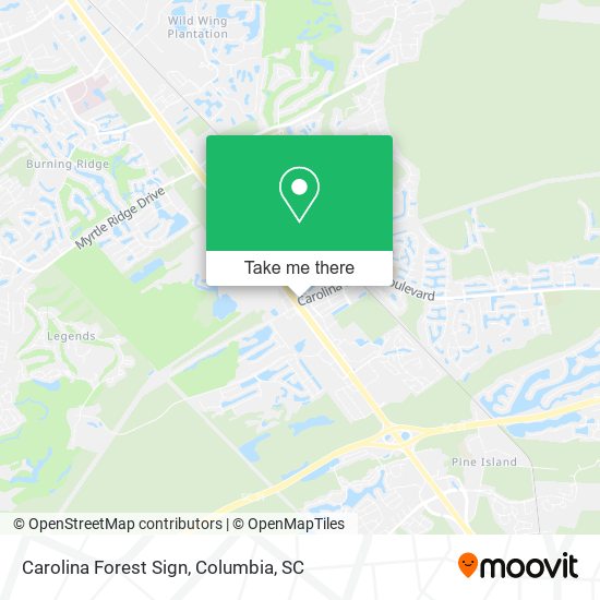 Carolina Forest Sign map