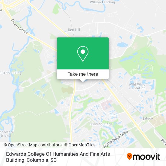 Edwards College Of Humanities And Fine Arts Building‌ map