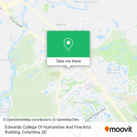 Edwards College Of Humanities And Fine Arts Building‌ map