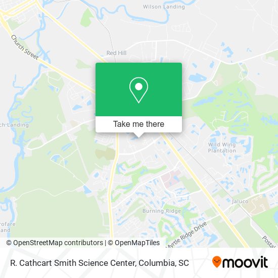 R. Cathcart Smith Science Center map