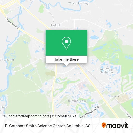 R. Cathcart Smith Science Center map