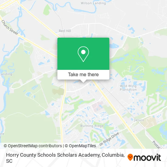 Mapa de Horry County Schools Scholars Academy