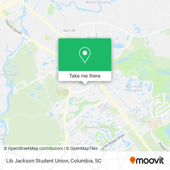Lib Jackson Student Union map