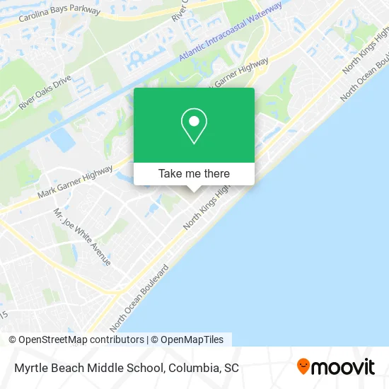 Myrtle Beach Middle School map