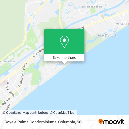 Royale Palms Condominiums map