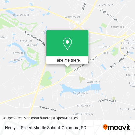 Mapa de Henry L. Sneed Middle School