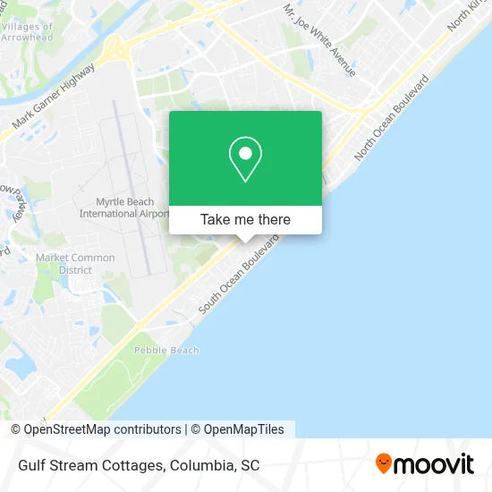 Gulf Stream Cottages map