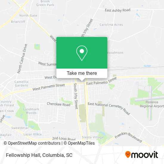 Fellowship Hall map