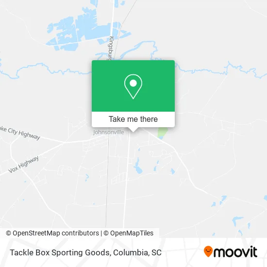 Tackle Box Sporting Goods map