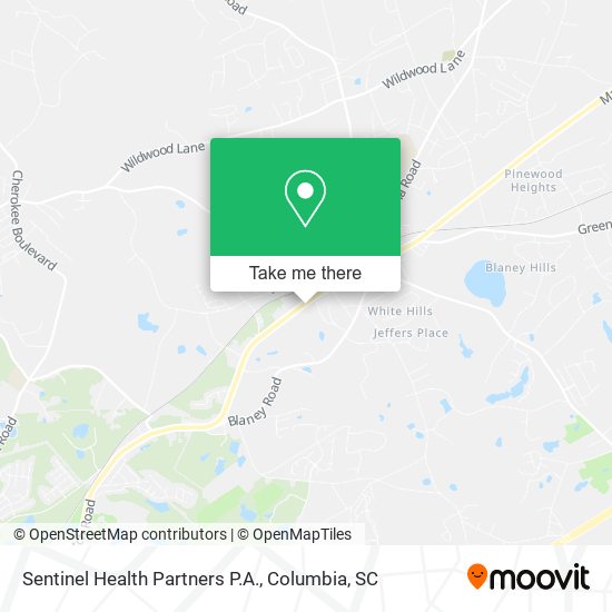 Sentinel Health Partners P.A. map