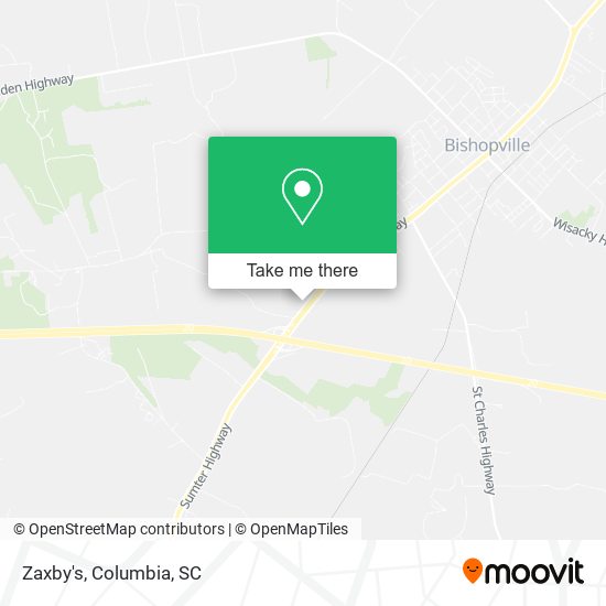 Mapa de Zaxby's