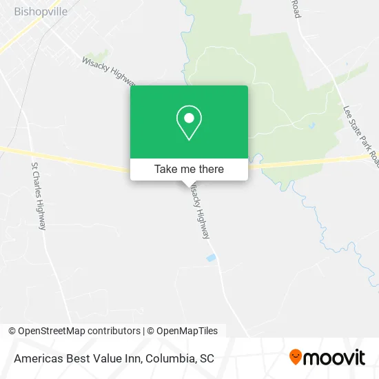 Americas Best Value Inn map