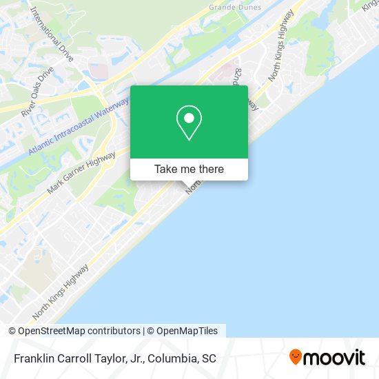 Franklin Carroll Taylor, Jr. map