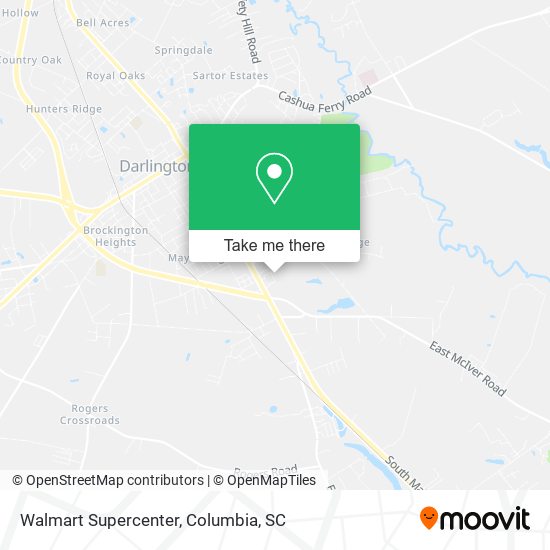 Walmart Supercenter map