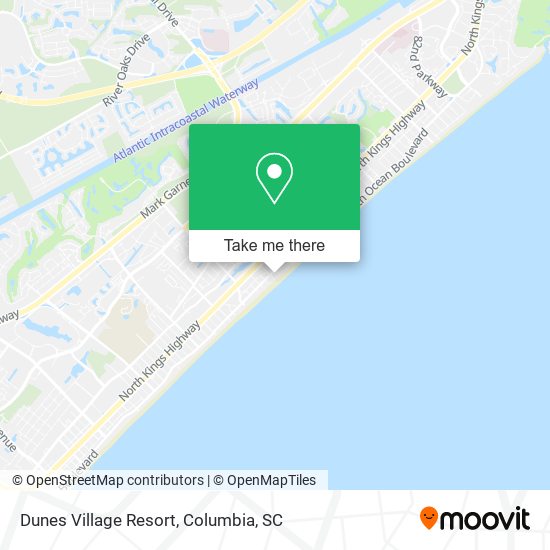 Dunes Village Resort map