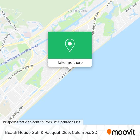 Mapa de Beach House Golf & Racquet Club