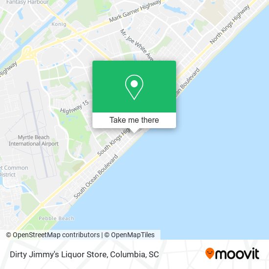 Dirty Jimmy's Liquor Store map