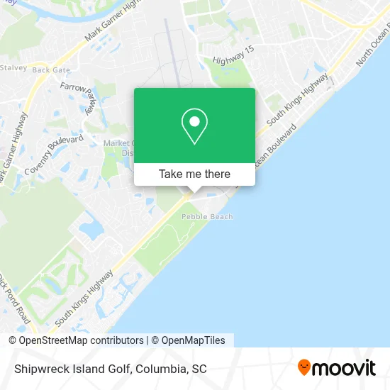 Shipwreck Island Golf map