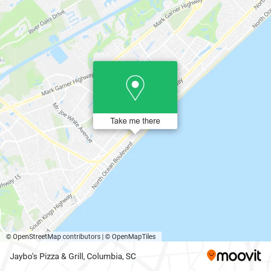 Jaybo's Pizza & Grill map