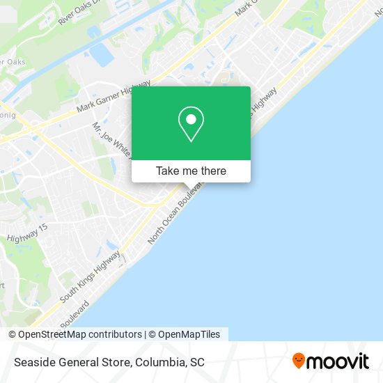 Seaside General Store map