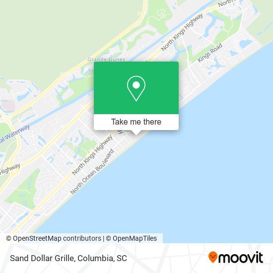 Sand Dollar Grille map