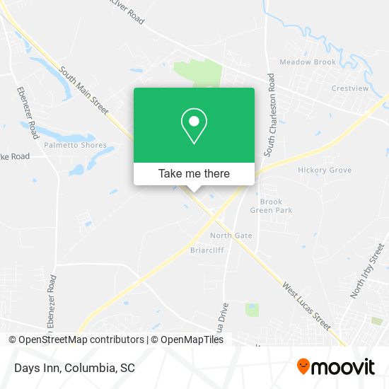 Days Inn map