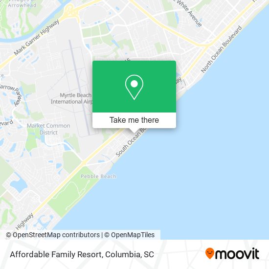 Affordable Family Resort map