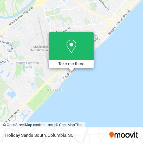 Holiday Sands South map