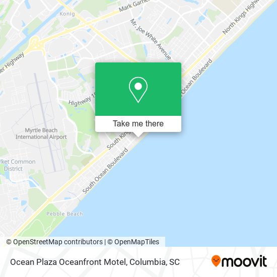 Ocean Plaza Oceanfront Motel map