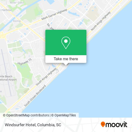 Windsurfer Hotel map