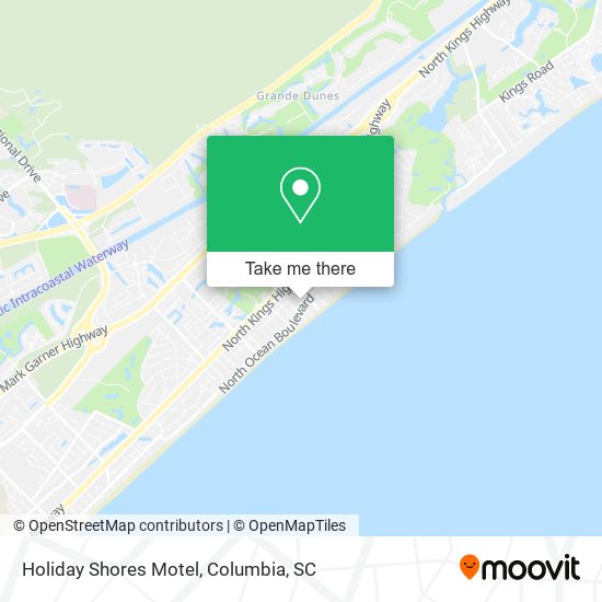 Holiday Shores Motel map