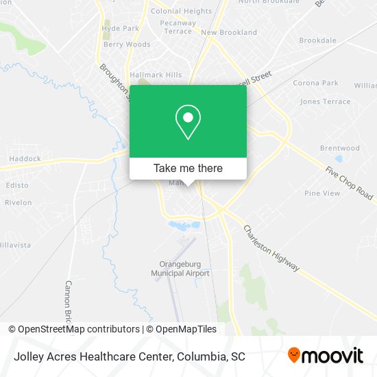 Jolley Acres Healthcare Center map